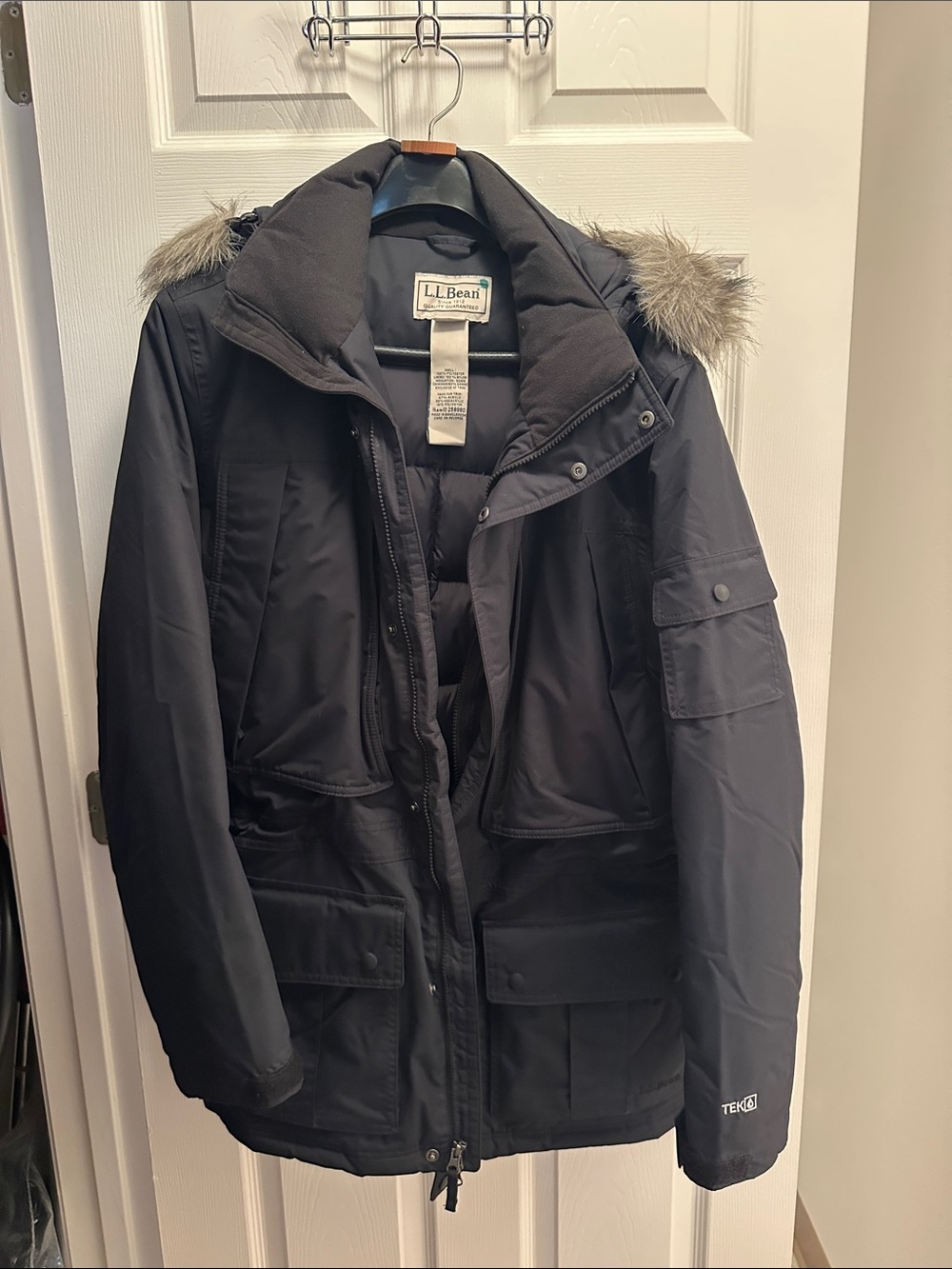 L.L. Bean Men's Navy Baxter State Parka